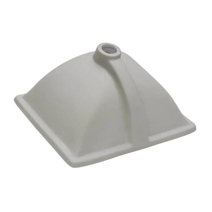 18-1/4" Rectangular Porcelain Undermount Bathroom Sink with Overflow Drain in White, VCS-1116-R - Image 4
