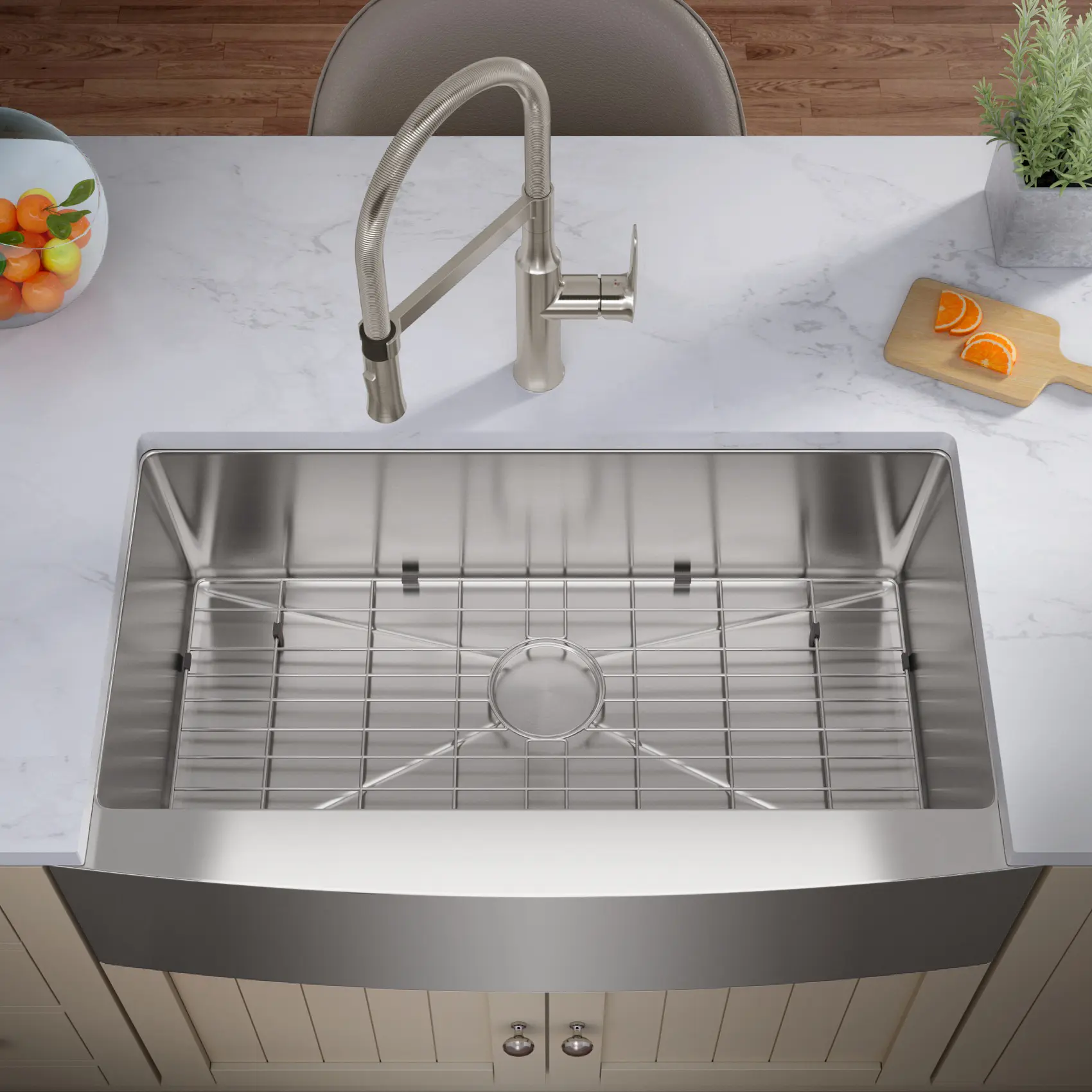 19-3/4" Stainless Steel Kitchen Sink Bottom Grid, G-2318 - Image 2