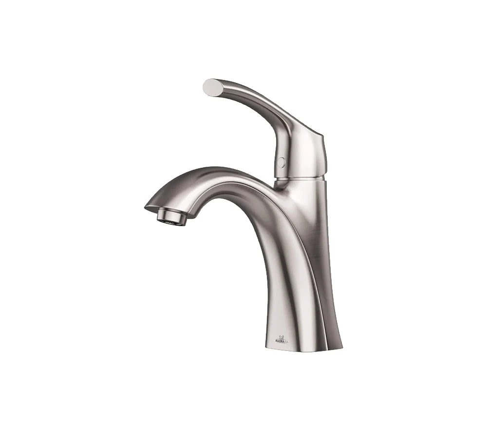 Single Hole 1-Handle Bathroom Faucet with Pop-up Drain in Brushed Nickel, A-6550-BN - Image 6