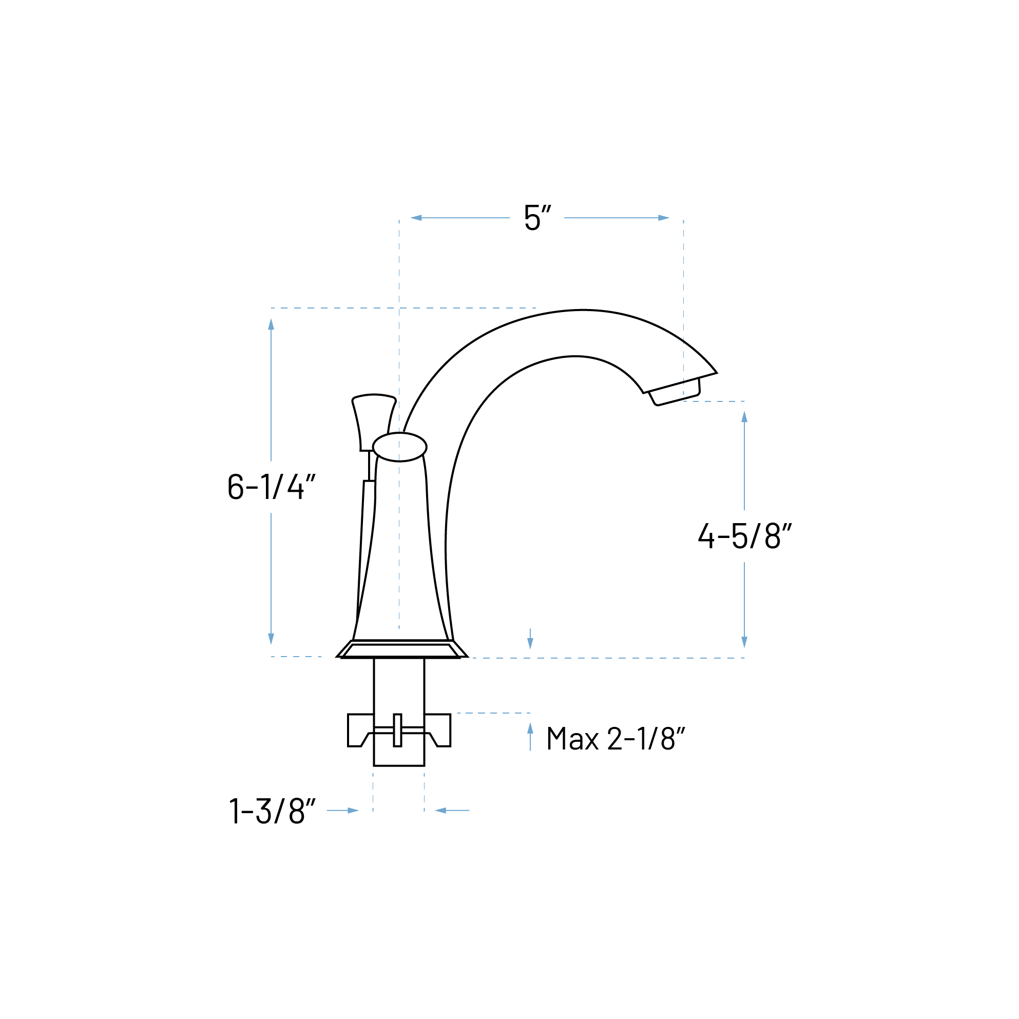 Two Handle Widespread Bathroom Faucet with Pop-up Drain in Brushed Nickel, A-6570-BN - Image 3