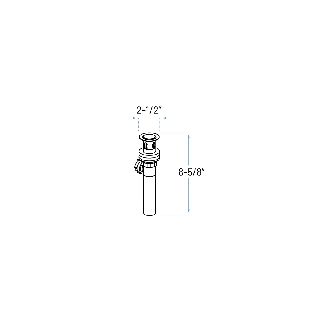 Single Handle High Arc Bathroom Faucet with Pop-up Drain in Brushed Nickel, A-7005-BN - Image 3