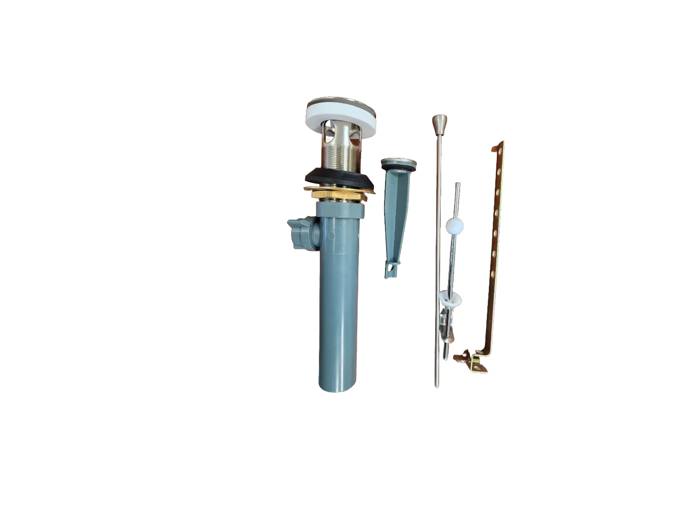Heavy Duty Chrome Bathroom Popup Drain with Lift Rod, AL5-05-C - Image 5
