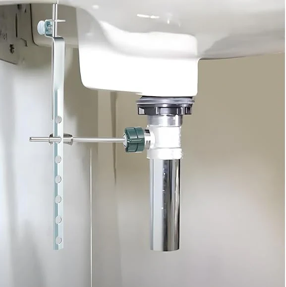 Chrome Stainless Steel Bathroom Popup Drain with Lift Rod, AL5-07-C - Image 3