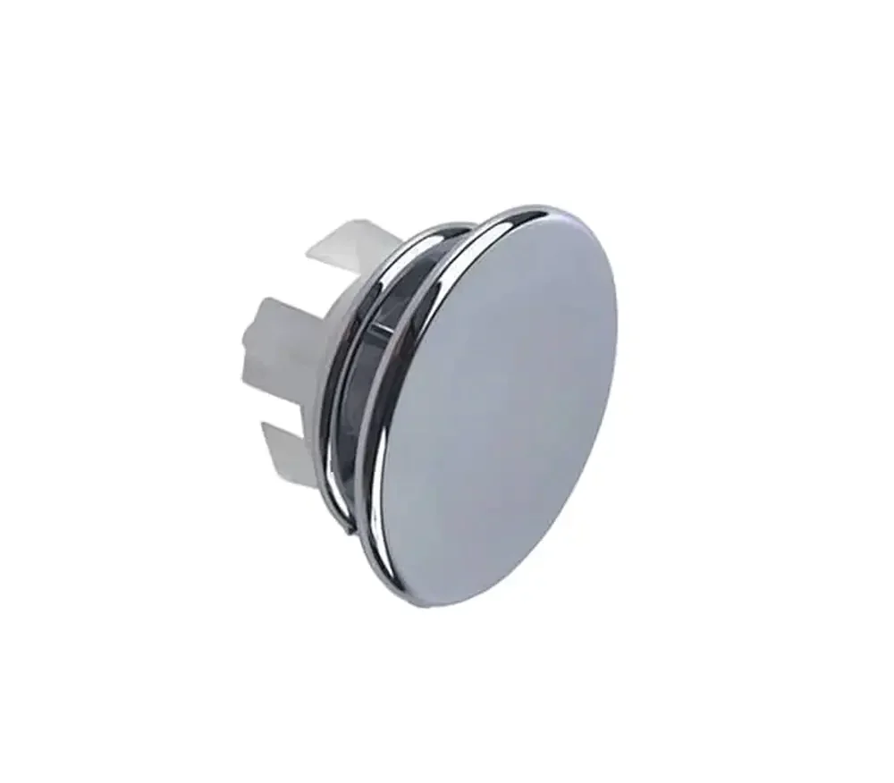 Four-Pack Chrome Sink Overflow Cover Trim Insert Set, AL6-06