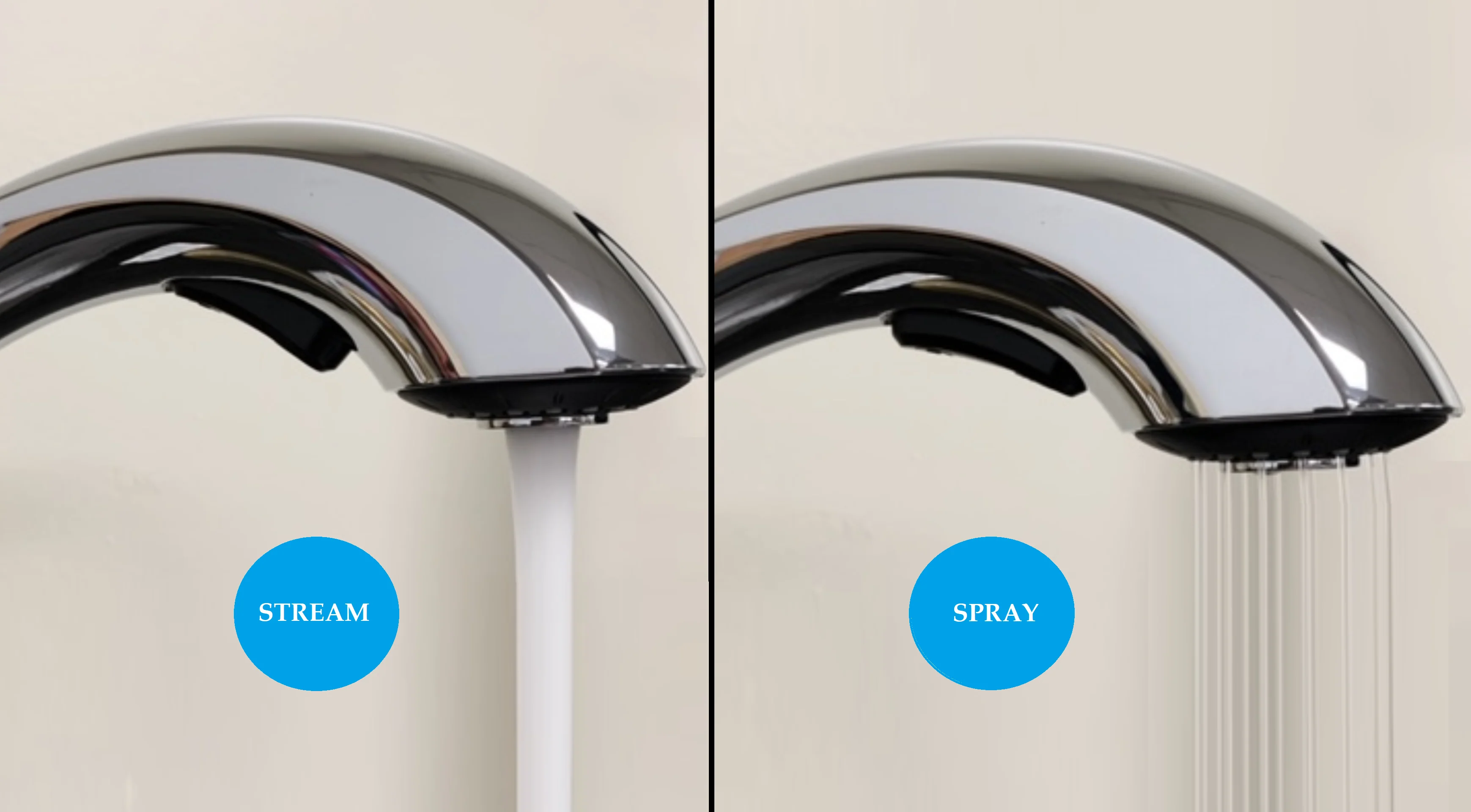 Two-Function Chrome Pullout Kitchen Faucet Spray Head, AL720C - Image 2