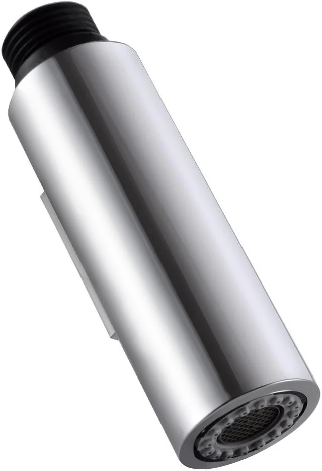 Chrome Flared Pull-Down Kitchen Faucet Sprayer Head Replacement – Model AL730C - Image 2