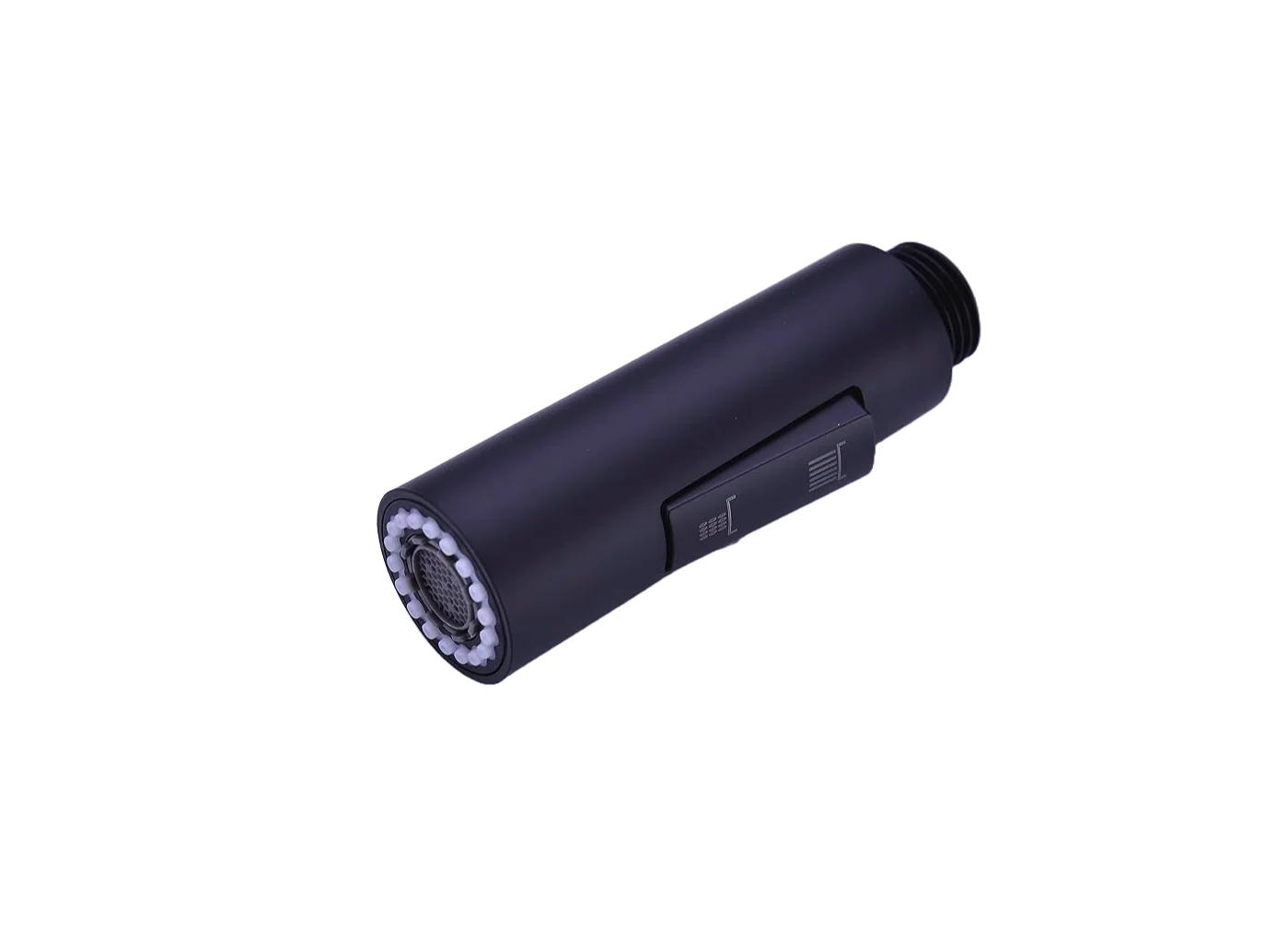 Pull Down Flared Kitchen Faucet Sprayer Head Replacement in Matte Black, AL740BL - Image 2