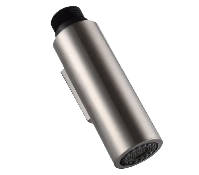 Brushed Nickel Cylinder Pull-Down Kitchen Faucet Sprayer Head Replacement – Model AL805BN