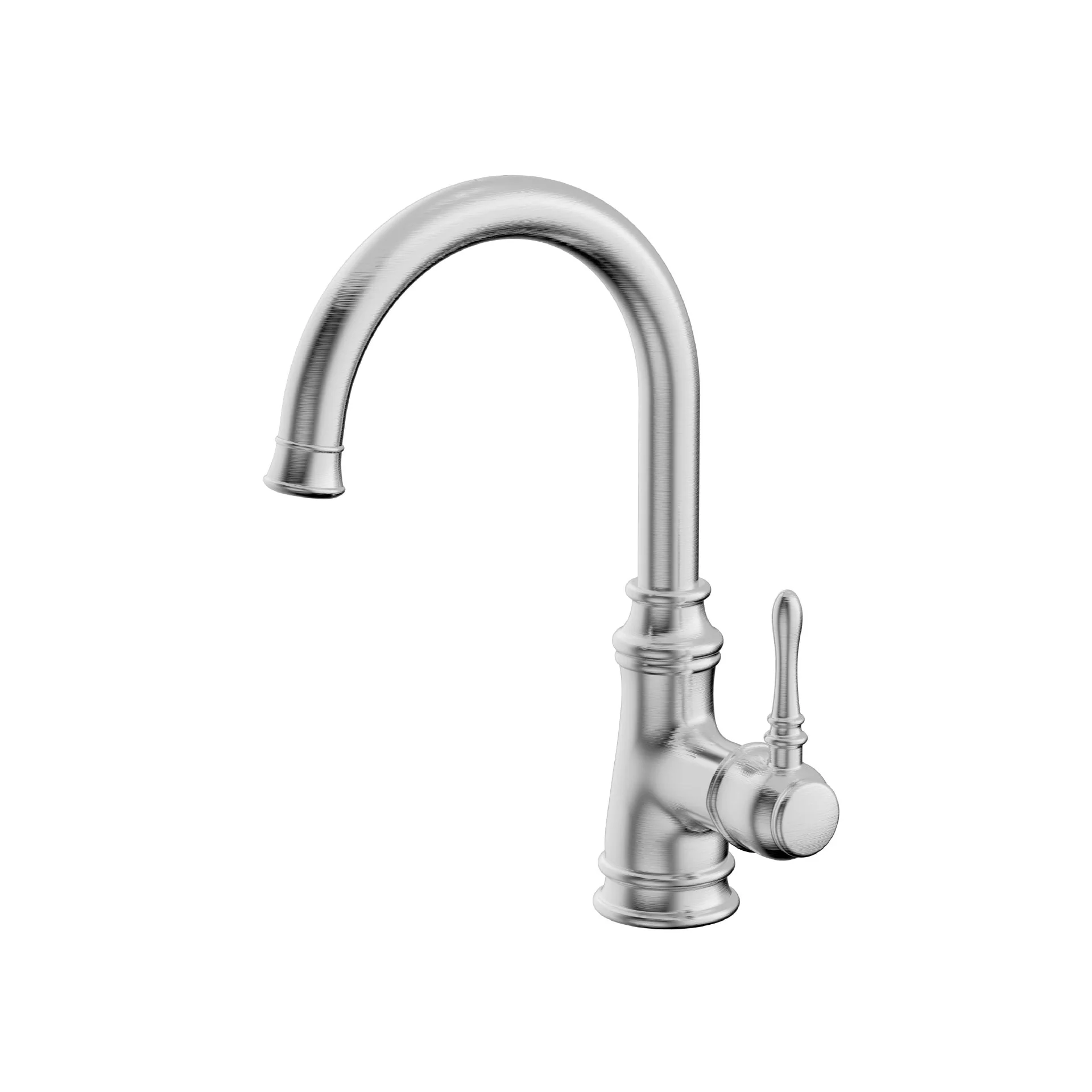 Single Handle Goose Neck Bar Faucet in Brushed Nickel, BAR-7260-BN - Image 6