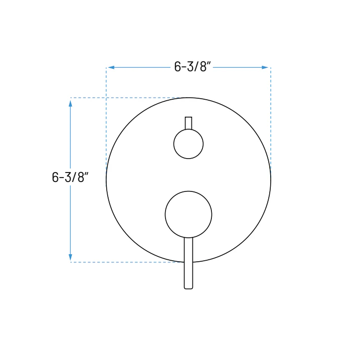 Matte Black Single Handle Shower Trim Kit with Integrated Diverter and Hand Shower, ST-7018-SH-BL - Image 4
