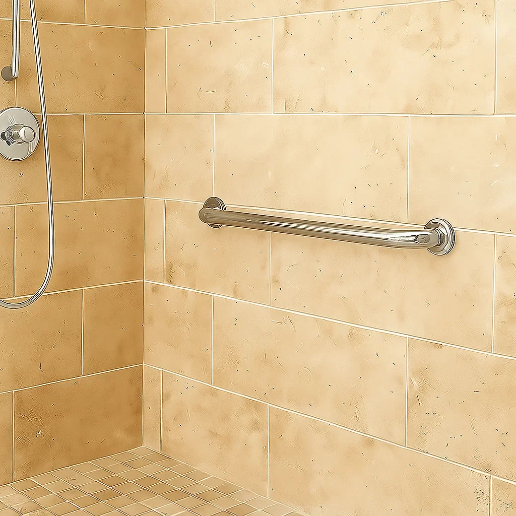 ADA-Compliant Safety Stainless Steel Grab Bar with 500 Pound Capacity, GB-100 - Image 6