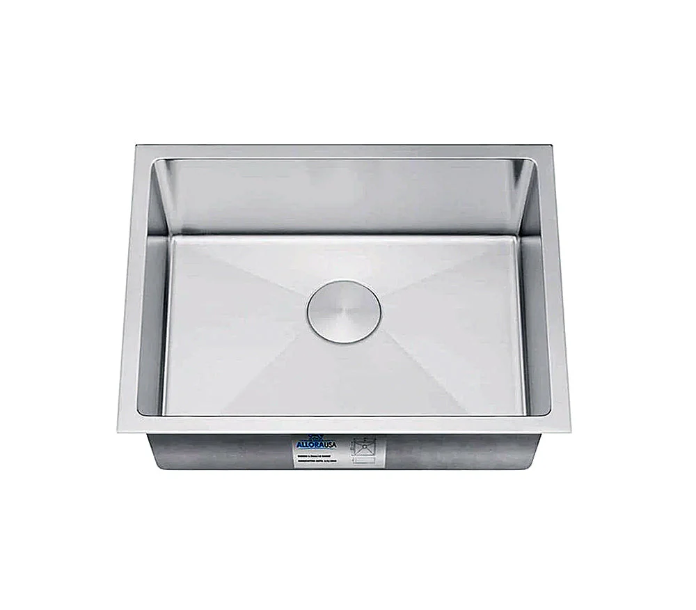 23" Undermount Stainless Steel Deep Single Bowl Kitchen Sink, KH-2318-10-S-R15 - Image 5