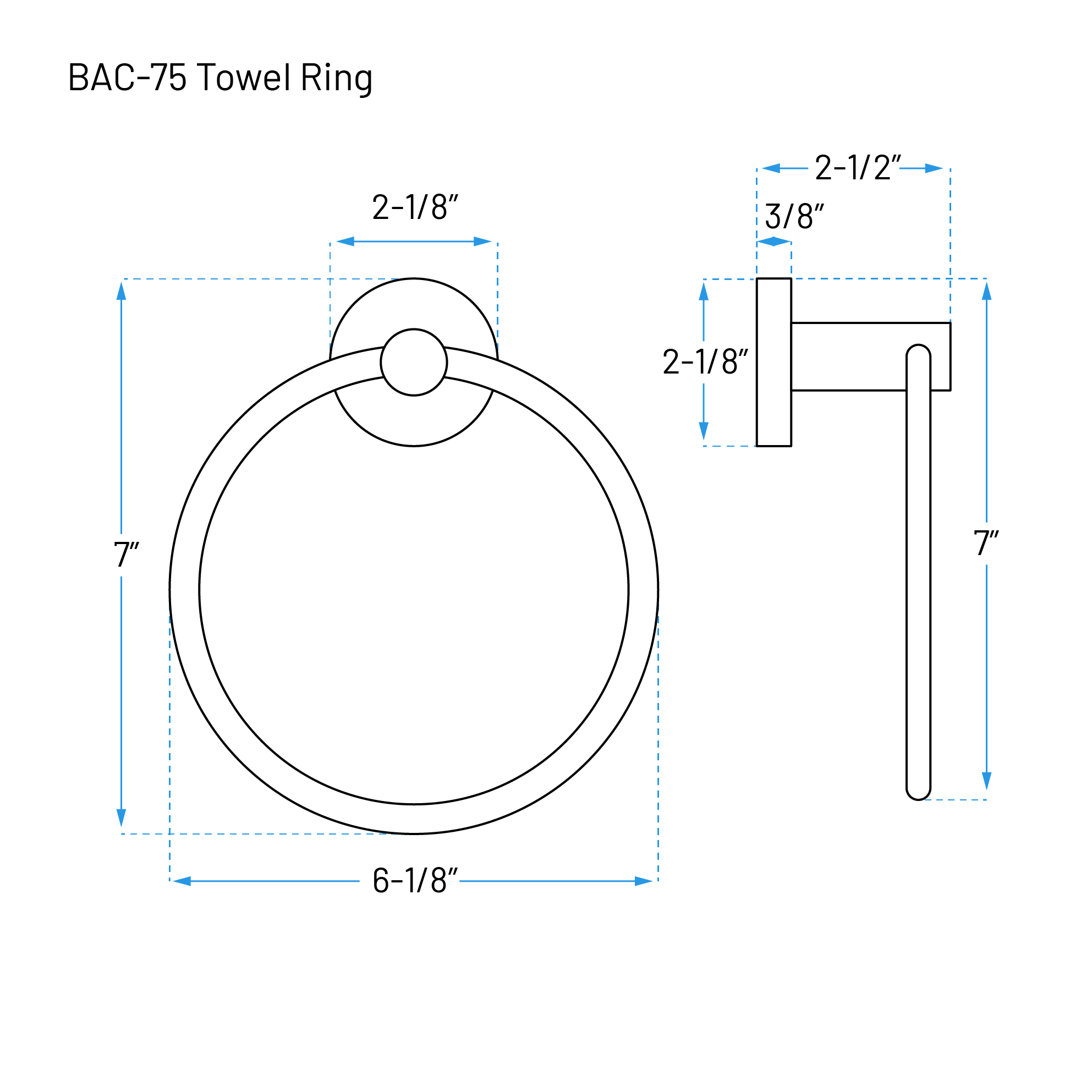 Serenica Chrome Four-Piece Bathroom Accessory Set, BAC-75-C - Image 7