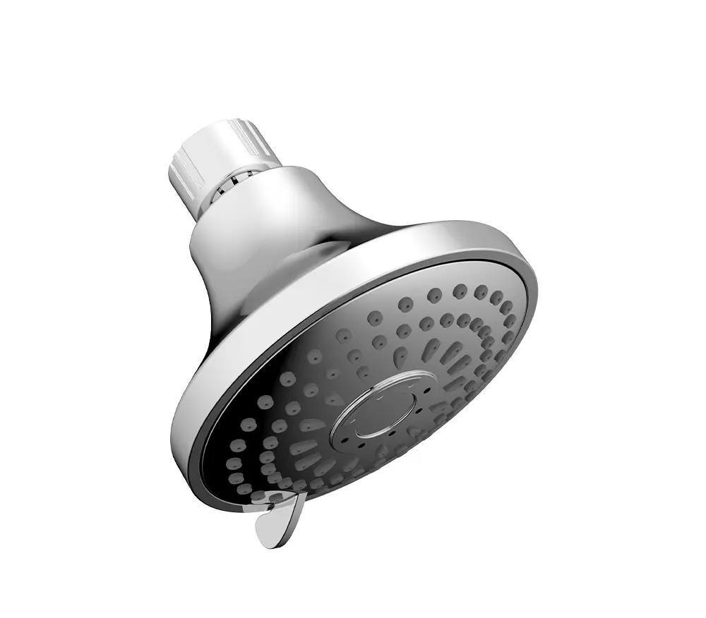 Velora Chrome Single Handle Shower Faucet Trim Kit with Shower Head, ST-7011-SH-C - Image 4