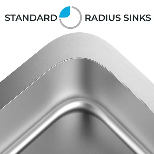 33" Top Mount Offset Double Bowl 4-Hole Stainless Steel Kitchen Sink, TOP-3322-9-D-22G - Image 6